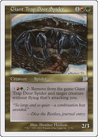 Giant Trap Door Spider - Deckmasters Garfield vs Finkel (DKM) #33 - Uncommon Magic: The Gathering Trading Card