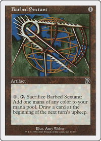 Barbed Sextant - Deckmasters Garfield vs Finkel (DKM) #34 - Common Magic: The Gathering Trading Card