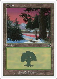 Forest (48) - Deckmasters Garfield vs Finkel (DKM) #48 - Land Magic: The Gathering Trading Card
