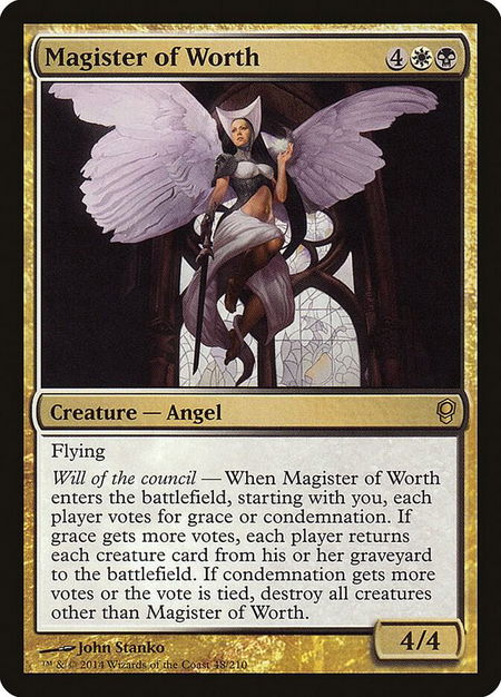 Magister of Worth - Conspiracy Magic: The Gathering trading card