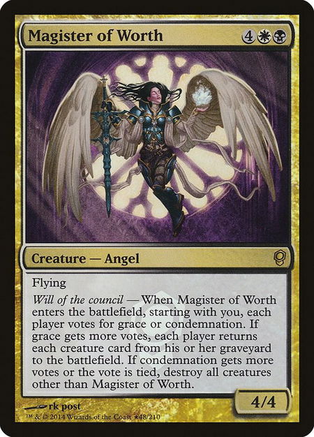 Magister of Worth - Launch Party & Release Event Promos Magic: The Gathering trading card