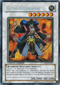 Goyo Guardian - 2008 Collectors Tin (CT05) #CT05-ENS03 - Secret Rare YuGiOh Trading Card