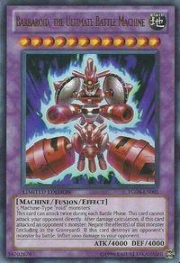 Barbaroid, the Ultimate Battle Machine - Yu-Gi-Oh! GX Manga Promotional Cards #YG08-EN001 - Ultra Rare YuGiOh Trading Card