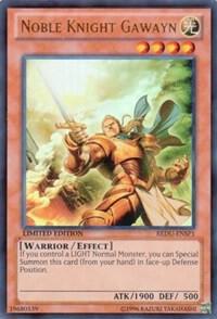 Noble Knight Gawayn (REDU-ENSP1) - Return of the Duelist YuGiOh trading card