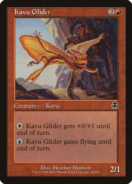 Kavu Glider - Apocalypse Magic: The Gathering trading card