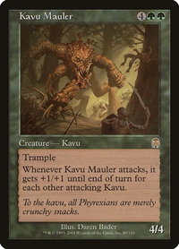 Kavu Mauler - Apocalypse (APC) #80 - Rare Magic: The Gathering Trading Card