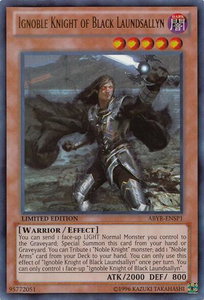 Ignoble Knight of Black Laundsallyn (ABYR-ENSP1) - Abyss Rising (ABYR) #ABYR-ENSP1 - Ultra Rare YuGiOh Trading Card
