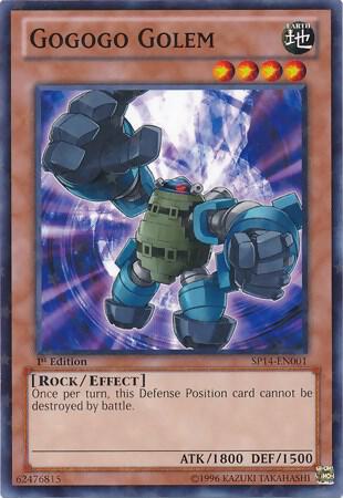 Gogogo Golem (Starfoil) - Star Pack 2014 YuGiOh trading card