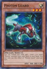 Photon Lizard trading card from Star Pack 2014 Photon Lizard - Star Pack 2014 YuGiOh trading card