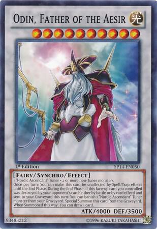 Odin, Father of the Aesir (Starfoil) - Star Pack 2014 YuGiOh trading card