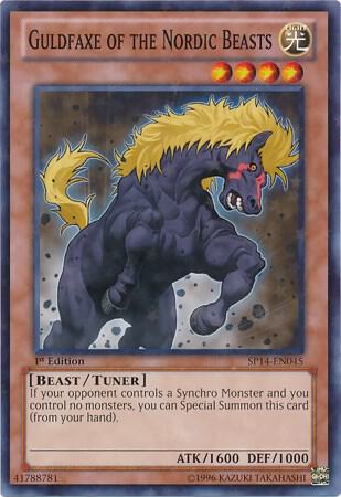 Guldfaxe of the Nordic Beasts (Starfoil) - Star Pack 2014 YuGiOh trading card