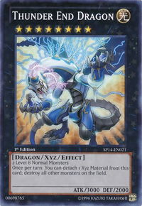 Thunder End Dragon (Starfoil) - Star Pack 2014 (SP14) #SP14-EN021 - Rare YuGiOh Trading Card