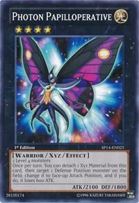 Photon Papilloperative trading card from Star Pack 2014 Photon Papilloperative - Star Pack 2014 YuGiOh trading card