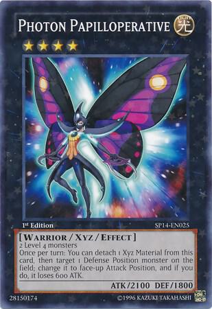 Photon Papilloperative (Starfoil) trading card from Star Pack 2014 Photon Papilloperative (Starfoil) - Star Pack 2014 YuGiOh trading card