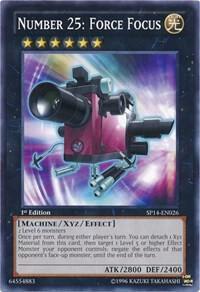Number 25: Force Focus - Star Pack 2014 YuGiOh trading card