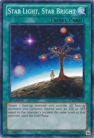 Star Light, Star Bright (Starfoil) trading card from Star Pack 2014 Star Light, Star Bright (Starfoil) - Star Pack 2014 YuGiOh trading card