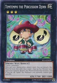 Temtempo the Percussion Djinn trading card from Star Pack 2014 Temtempo the Percussion Djinn - Star Pack 2014 YuGiOh trading card