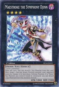 Maestroke the Symphony Djinn trading card from Star Pack 2014 Maestroke the Symphony Djinn - Star Pack 2014 YuGiOh trading card