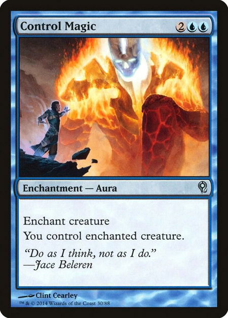 Control Magic - Duel Decks: Jace vs. Vraska Magic: The Gathering trading card