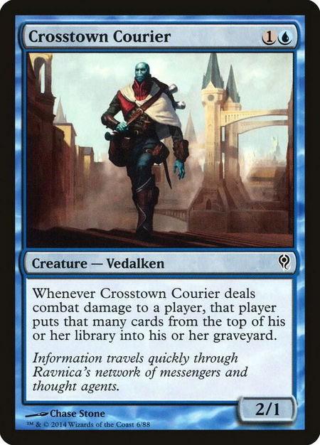 Crosstown Courier - Duel Decks: Jace vs. Vraska Magic: The Gathering trading card