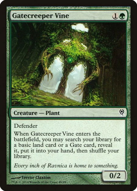 Gatecreeper Vine - Duel Decks: Jace vs. Vraska Magic: The Gathering trading card