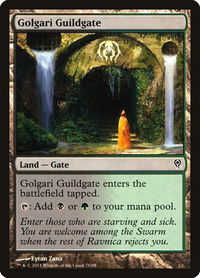 Golgari Guildgate - Duel Decks: Jace vs. Vraska (DDM) #76 - Common Magic: The Gathering Trading Card