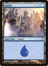 Island (40) - Duel Decks: Jace vs. Vraska (DDM) #40 - Land Magic: The Gathering Trading Card