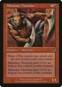 Minotaur Tactician - Apocalypse (APC) #65 - Common Magic: The Gathering Trading Card