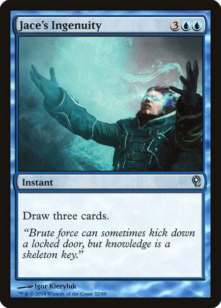 Jace's Ingenuity - Duel Decks: Jace vs. Vraska Magic: The Gathering trading card