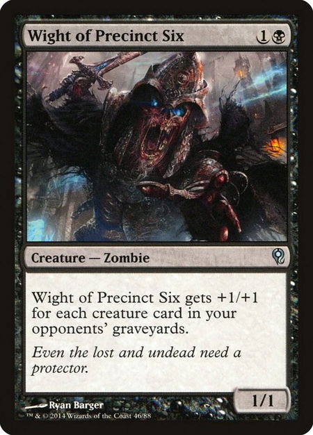 Wight of Precinct Six - Duel Decks: Jace vs. Vraska Magic: The Gathering trading card