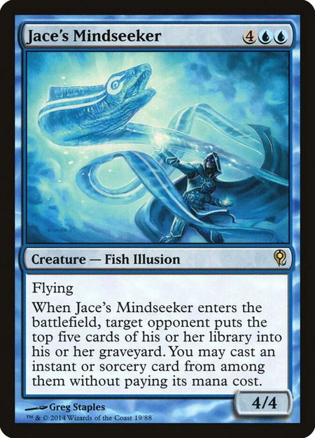 Jace's Mindseeker - Duel Decks: Jace vs. Vraska Magic: The Gathering trading card