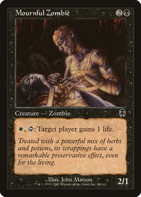 Mournful Zombie - Apocalypse (APC) #43 - Common Magic: The Gathering Trading Card