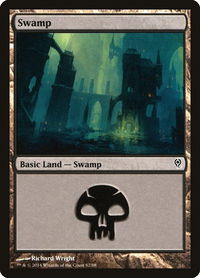Swamp (82) - Duel Decks: Jace vs. Vraska (DDM) #82 - Land Magic: The Gathering Trading Card