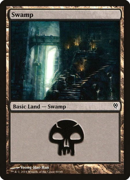 Swamp (80) - Duel Decks: Jace vs. Vraska Magic: The Gathering trading card