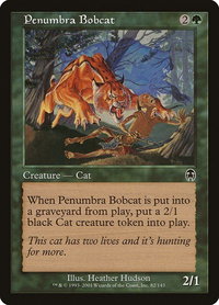 Penumbra Bobcat - Apocalypse (APC) #82 - Common Magic: The Gathering Trading Card