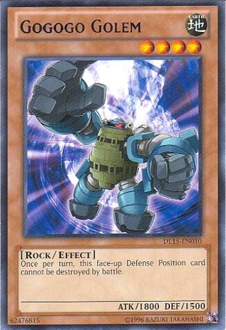 Gogogo Golem (Blue) - Duelist League Promo YuGiOh trading card