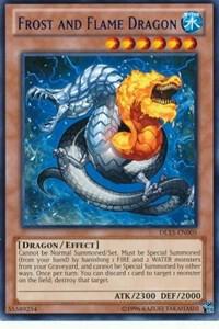 Frost and Flame Dragon (Blue) - Duelist League Promo YuGiOh trading card