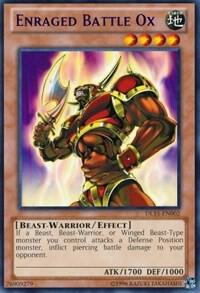 Enraged Battle Ox (Red) - Duelist League Promo YuGiOh trading card
