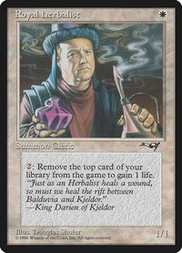 Royal Herbalist (Man) - Alliances (ALL) #15a - Common Magic: The Gathering Trading Card