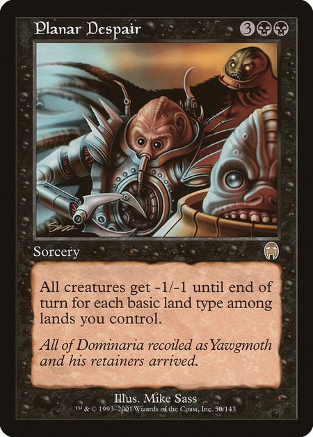 Planar Despair - Apocalypse Magic: The Gathering trading card
