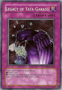 Legacy of Yata-Garasu (Secret Rare) - Premium Pack 1 (PP01) #PP01-EN009 - Secret Rare YuGiOh Trading Card
