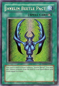 Javelin Beetle Pact (Secret Rare) - Premium Pack 1 (PP01) #PP01-EN012 - Secret Rare YuGiOh Trading Card