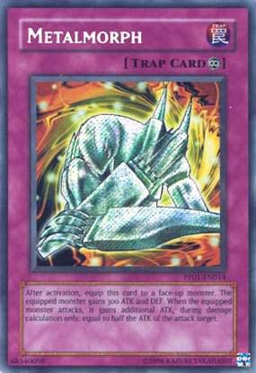Metalmorph (Secret Rare) trading card from Premium Pack 1 Metalmorph (Secret Rare) - Premium Pack 1 YuGiOh trading card