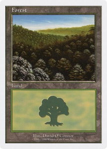 Forest (101) - Battle Royale Box Set (BRB) #null - Land Magic: The Gathering Trading Card