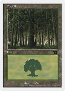 Forest (105) - Battle Royale Box Set (BRB) #null - Land Magic: The Gathering Trading Card