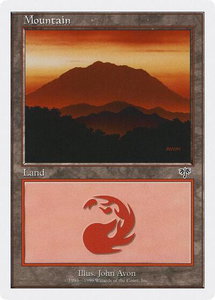 Mountain (115) - Battle Royale Box Set (BRB) #null - Land Magic: The Gathering Trading Card