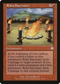 Raka Sanctuary - Apocalypse (APC) #67 - Uncommon Magic: The Gathering Trading Card