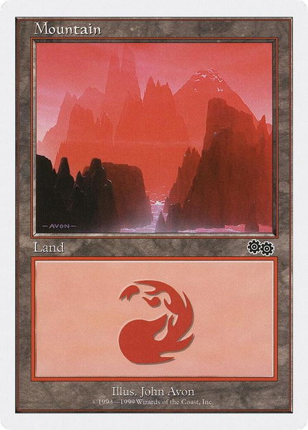 Mountain (123) - Battle Royale Box Set Magic: The Gathering trading card