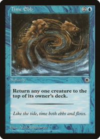 Time Ebb - Portal (POR) #75 - Common Magic: The Gathering Trading Card