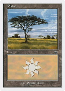 Plains (128) - Battle Royale Box Set (BRB) #null - Land Magic: The Gathering Trading Card
